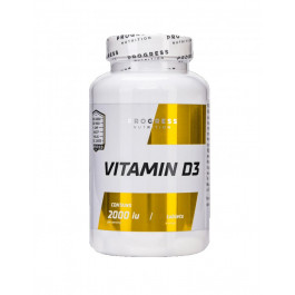 Progress Nutrition Вітамін Д3 Vitamin D3 50mcg 120