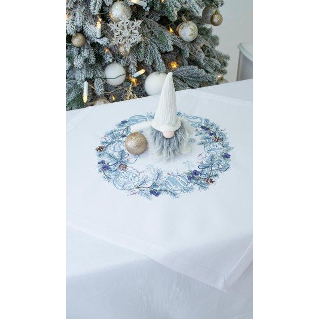 Едельвіка Стільниця  Зимова краса 64 х 64 см (378-21/00 біла) (2100000546954) - зображення 1
