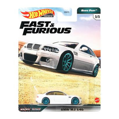 Hot Wheels BMW M3 E46 Fast & Furious 1:64 GPK52 White - зображення 1