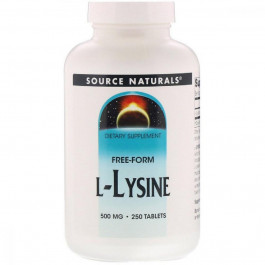 Source Naturals Лізин  500 мг 250 таб (SN0140)