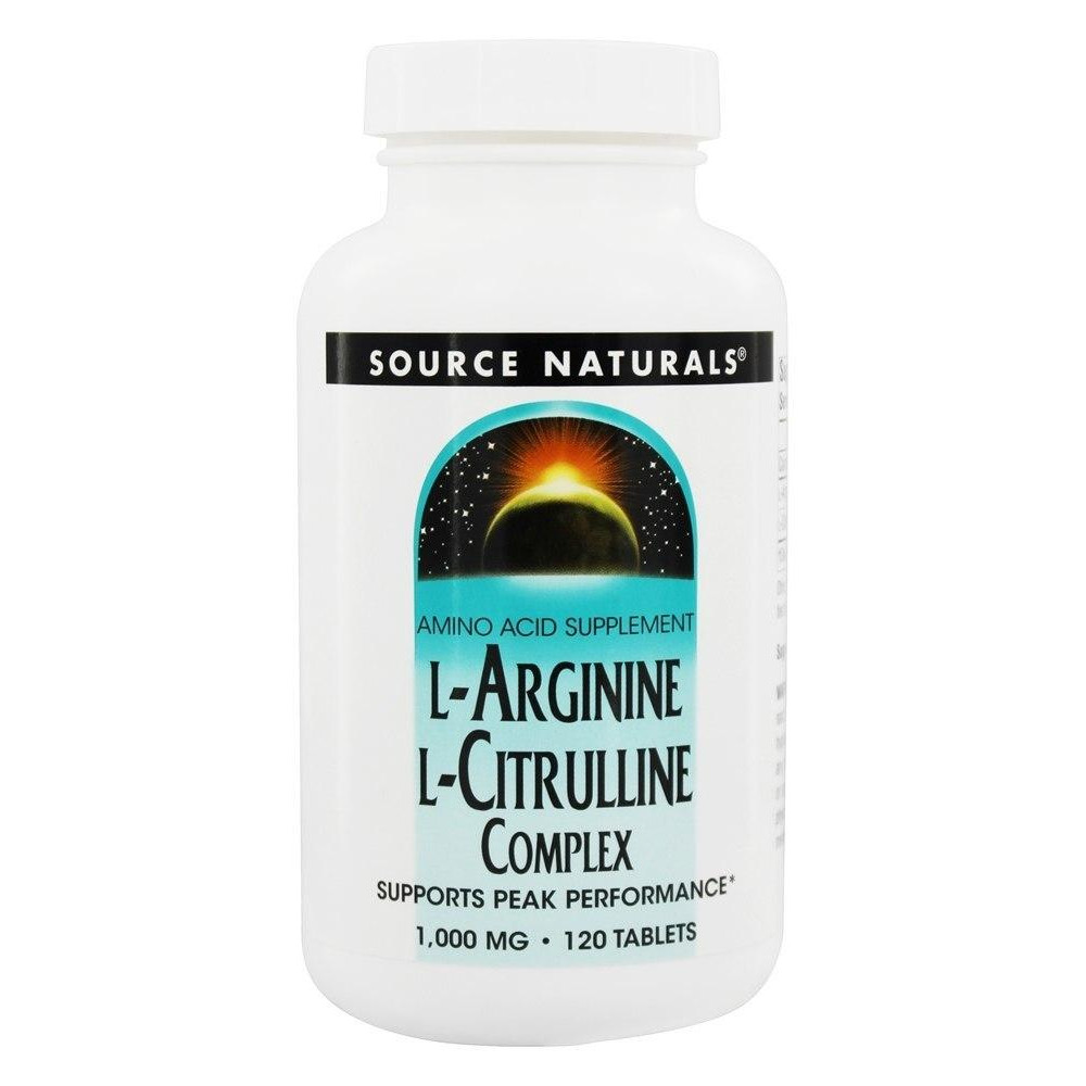 Source Naturals L-Аргінін  1000 мг 120 таблеток (SN2043) - зображення 1