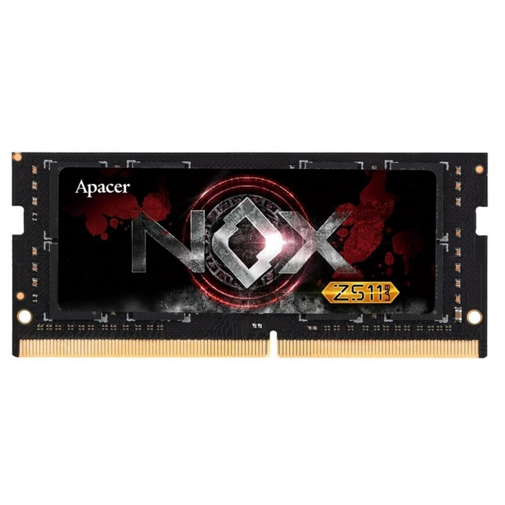 Apacer 16 GB SO-DIMM DDR4 3200 MHz NOX Black (A4S16G32CLYBDAA-1) - зображення 1