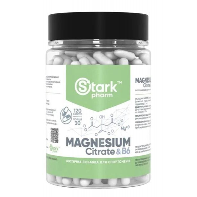 Stark Pharm Magnesium Citrate & B6 120 капс - зображення 1