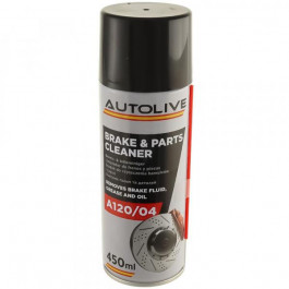   AUTOLIVE Очищувач гальмівної системи AUTOLIVE BRAKE AND PARTS CLEANER A 120/04 450мл