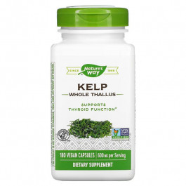 Nature's Way Kelp Ламінарія 600 мг, 180 шт