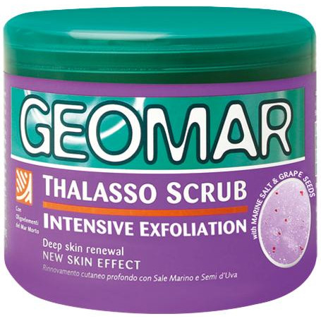 Geomar Скраб для тела  Body Thalasso отшелушивающий с Морскою солью и семенами Винограда 600 г (80035100242 - зображення 1