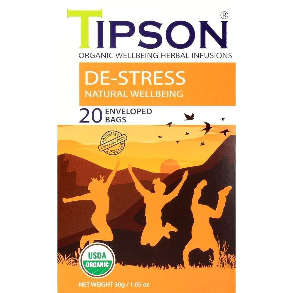 Tipson Суміш трав'яна  De-Stress, 20 пакетиків (896904) (4792252940956) - зображення 1