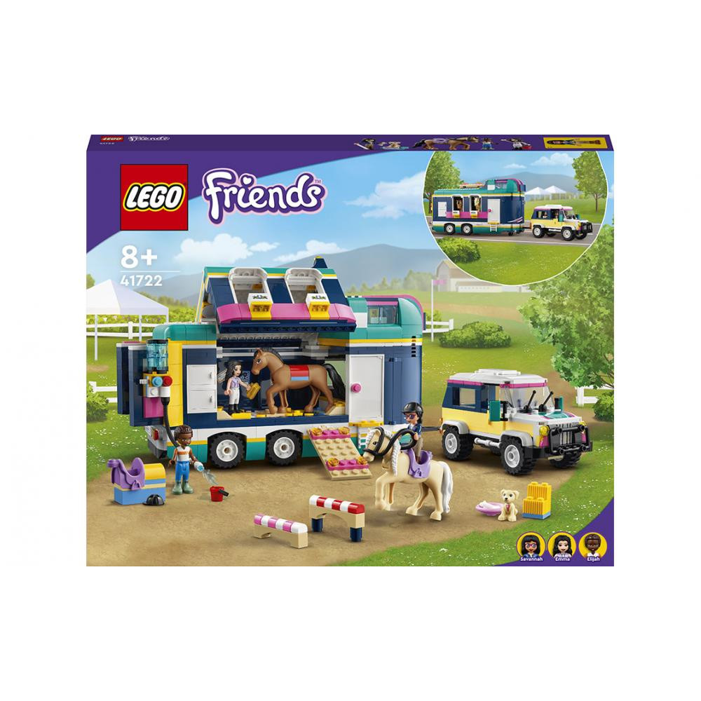 LEGO Трейлер для перевозки конкурсных лошадей (41722) - зображення 1