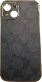 K-and-T Класичний шкіряний чохол  для Apple iPhone 14 Black