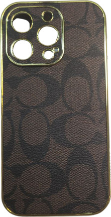 K-and-T Класичний шкіряний чохол  для Apple iPhone 14 Brown - зображення 1