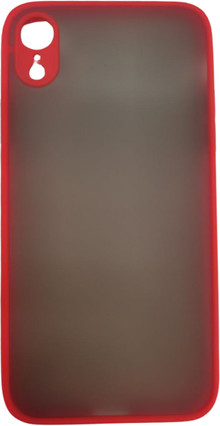 K-and-T Матовий комбінований чохол з полікарбонату та ТПУ для Apple iPhone Xr Red - зображення 1