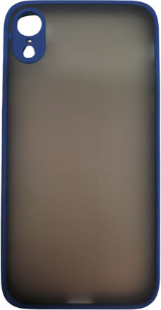 K-and-T Матовий комбінований чохол з полікарбонату та ТПУ для Apple iPhone Xs Max Blue - зображення 1