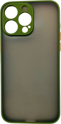 K-and-T Матовий комбінований чохол з полікарбонату та ТПУ для Apple iPhone 15 Pro Green - зображення 1