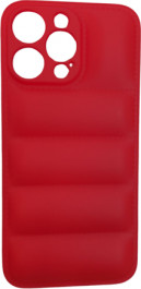   K-and-T Модний бренд пуховик для Apple iPhone 15 Pro Red