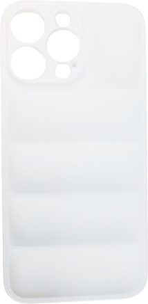K-and-T Модний бренд пуховик для Apple iPhone 15 Pro White - зображення 1