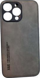 K-and-T Елегантний чохол зі штучної шкіри для Apple iPhone 15 Pro Max Greay