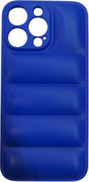 K-and-T Модний бренд пуховик для Apple iPhone 15 Pro Max Blue