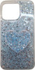 K-and-T Чохол з епоксидного ТПУ із дзеркальною підставкою та зірковими паєтками для iPhone 14 Pro Max Blue - зображення 1