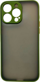   K-and-T Матовий комбінований чохол з полікарбонату та ТПУ для Apple iPhone 14 Pro Green