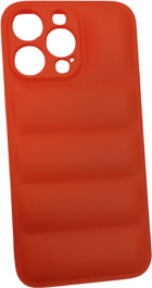 K-and-T Модний бренд пуховик для Apple iPhone 14 Pro Orange