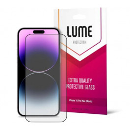 Lume Protection Anti Static Dustproof Glass for iPhone 14 Pro Max Front Black (LU25D14PMB)