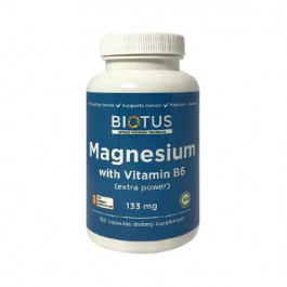 Biotus Magnesium with Vitamin B6 133 mg Магній з вітаміном В6 150 капсул