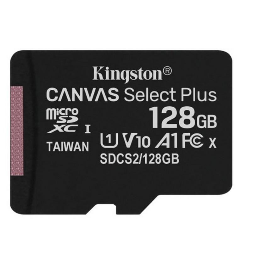 Kingston 128 GB microSDXC Class 10 UHS-I Canvas Select Plus SDCS2/128GBSP - зображення 1