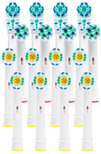  Brush Heads MIX2 for Oral-B (A18-8, А50-4, A417-4) 16 шт. - зображення 1