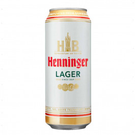 Henninger Пиво  Lager світле фільтроване 0,5 л 4,8% (4053400282497)