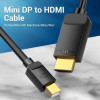 Vention mini DisplayPort to HDMI v1.4 2m Black (HAHBH) - зображення 4