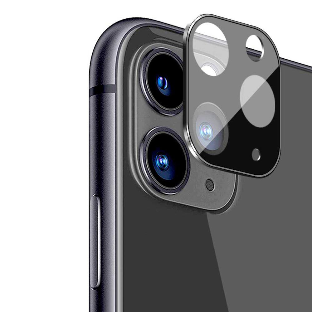 XO Захисна рамка зі склом Tempered на задню камеру для iPhone 11 Pro/11 Pro Max black - зображення 1