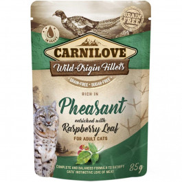 Carnilove Pheasant Enriched With Raspberry Leaves for Adult Cats 85 г (100386)