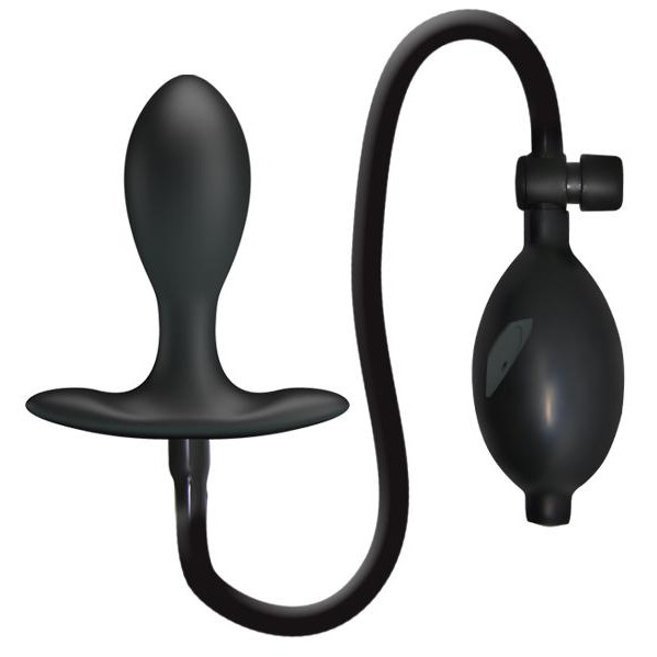 Baile Анальний розширювач Pretty Love Inflatable Anal Plug, чорний (6959532325423) - зображення 1