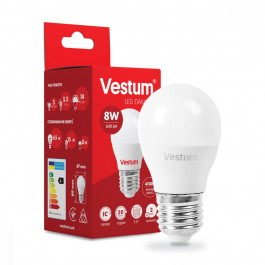 Vestum LED G45 8W 4100K 220V E27 (1-VS-1209)
