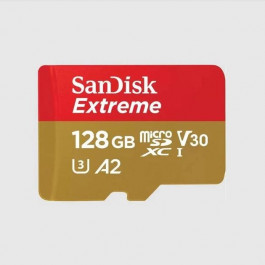 SanDisk 128 GB microSDXC UHS-I U3 V30 A2 Extreme for Mobile Gaming (SDSQXAA-128G-GN6GN)