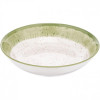 Ardesto Тарілка супова  Siena 20 см, біло-зелена (AR2920SWG) - зображення 1
