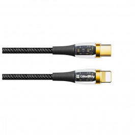 ColorWay USB Type-C to Lightning 1.2m Black (CW-CBPDCL057-BK)