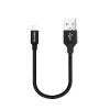 ColorWay USB to Apple Lightning 2.4А 0,25m Black (CW-CBUL048-BK) - зображення 1