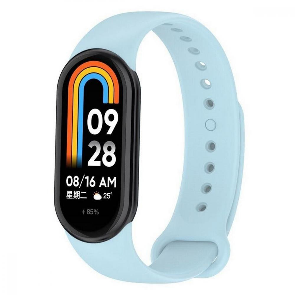 BeCover Силіконовий ремінець  для Xiaomi Mi Smart Band 8 Light Blue (709400) - зображення 1