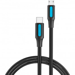 Vention USB Type-C to Micro USB 1.5m Black (COVBG)