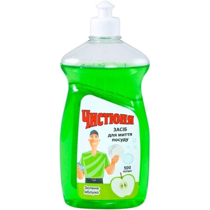 Чистюня Средство для мытья Зеленое Яблоко 500 мл (4820168430053) - зображення 1