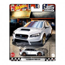 Hot Wheels 16 Subaru WRX STI Boulevard 1:64 HCR07 Metallic Silver