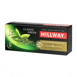 Hillway Чай зеленый Hillway Classic Green с ярлычком 25шт 2г (8886300990096)