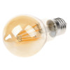 Brille LED E27 6W 6 pcs WW A60-T COG мат. золото, филаментная (32-339) - зображення 1