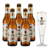 Radeberger Набір пива  4.8% (5 шт. x 0.33 л) + келих (4053400184043) - зображення 7