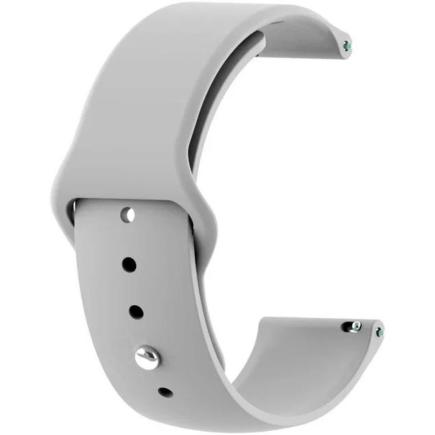 BeCover Силіконовий ремінець  для Huawei Watch GT 2 42mm Light Gray (710519) - зображення 1