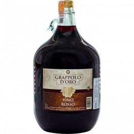 Grappolo d'Oro Вино  Vino Rosso червоне сухе 5 л 10.5% (8005228010659)