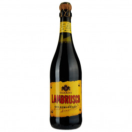 Sizarini Вино игристое Lambrusco красное полусладкое 0.75 л 8% (8004810694482)