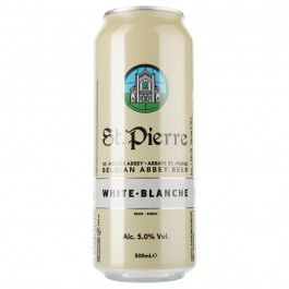 St.Pierre Пиво  Blanche світле нефільтроване з/б, 0,5 л (5410583803458)
