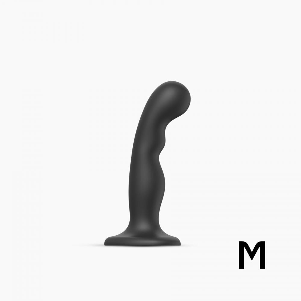 Strap-On-Me Dildo Plug P&G Black M (SO9002) - зображення 1